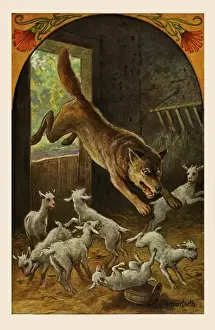 Jumps Prints: The Wolf & the Seven Kids
