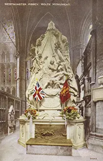 Bouquets Prints: The Wolfe Monument, Westminster Abbey, London