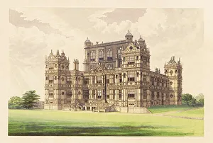 17th Century Prints: Wollaton Hall, Nottingham, England