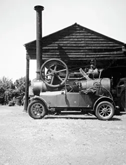 Wolseley Prints: Wolseley 10hp Roadster KE 5111 and Marshall Portable Engine
