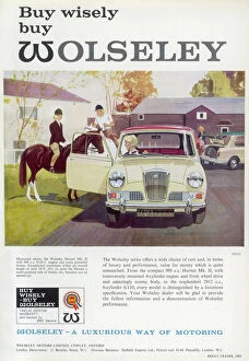 Adverts Collection: Wolseley car advertisement