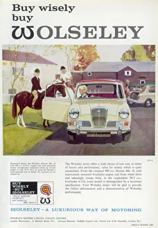 Motor Gallery: Wolseley car advertisement