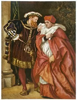 King Henry VIII Gallery: Wolsey with Henry VIII