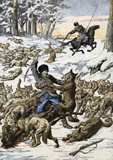 Russo Gallery: Wolves attack Russian soldiers during war with Japan