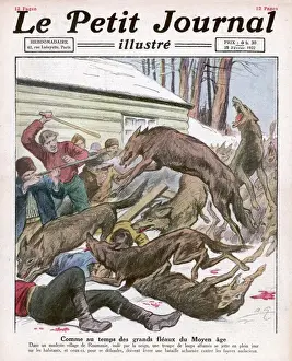 Invade Prints: Wolves attack a village in Romania