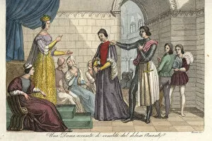 A woman accused of venality by her disappointed lover