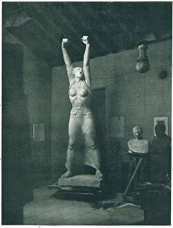 Raised Collection: Woman With Arms Raised