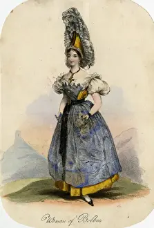 Puff Prints: Woman from Bolbec, Normandy, France
