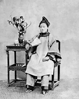 Painful Prints: Woman with bound feet, China