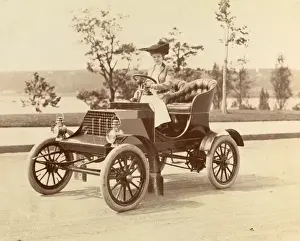 Woman in a car