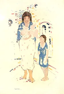 Woman With Children