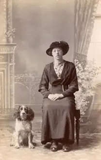 Woman and her Cocker Spaniel
