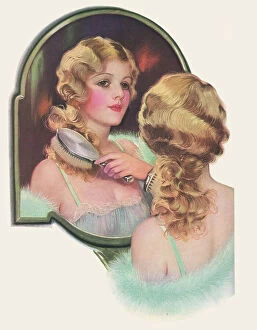 Combing Collection: Woman Combing Hair