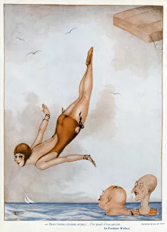 Admiration Gallery: Woman Diver 1929