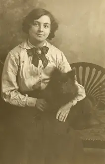 Woman with dog