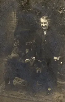 Woman with dog