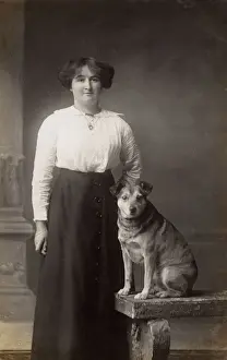 Woman with dog