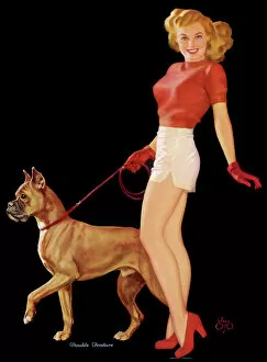 Shorts Collection: WOMAN WITH DOG 1940S