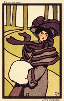 Woman dressed for autumn Woman dressed for autumn