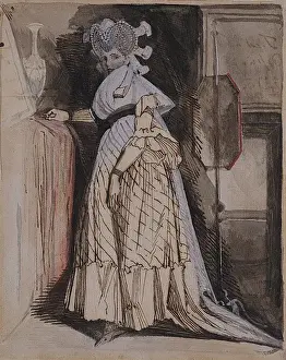 Fuseli Prints: Woman at a Dressing Table