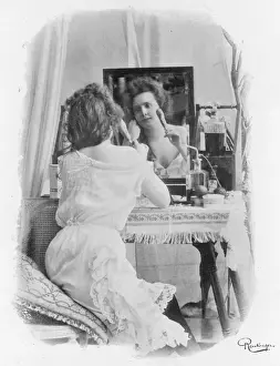 Applies Prints: Woman at Dressing Table