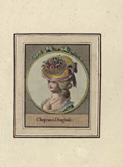 Suite Collection: Woman in English-style hat decorated with