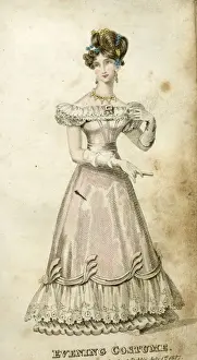 Woman in evening costume