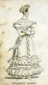 Woman in evening dress