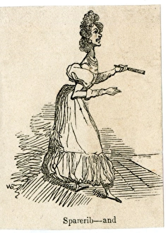 Images Dated 21st August 2017: Woman with fan