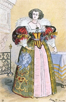 Frenchwoman Collection: Woman with Fan C.1620