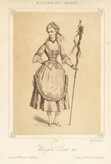 Masquerade Collection: Woman in fancy dress costume as a shepherdess