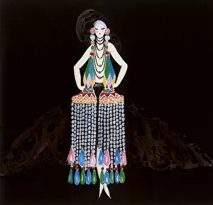 Apparel Gallery: Woman in Fancy Dress Date: 1925