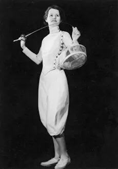Breeches Gallery: Woman Fencing 1930
