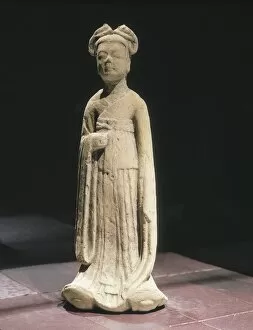 Cotta Gallery: Woman Figure. 581 - 618. Servant. Chinese art