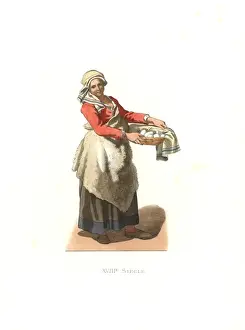 Woman of France, 16th century, from an engraving