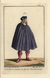 Emirate Prints: Woman of Granada during the Islamic era, Emirate