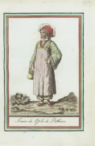 Patmos Prints: Woman of the Greek island of Patmos