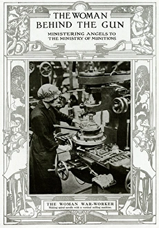 The woman behind the gun 1916