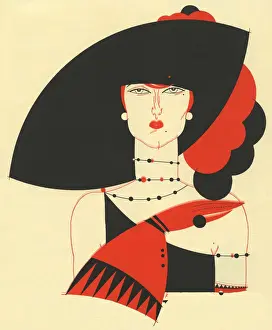 Woman in a hat