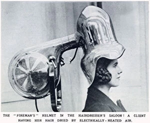 Contraptions Gallery: Woman Having her Hair Dried 1928