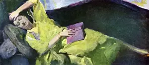 Rests Prints: Woman with a headache