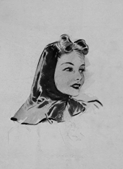 Images Dated 1st February 2012: Woman in headscarf by David Wright