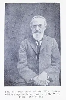 Hutchinson Prints: Woman with husband and father in spirit form
