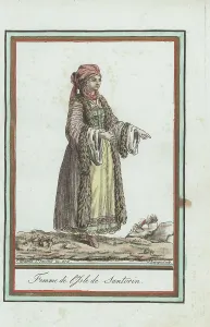 Kerchief Prints: Woman of the island of Santorini in the Ottoman Empire