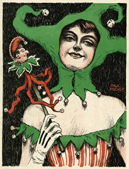 Images Dated 16th March 2017: Woman jester