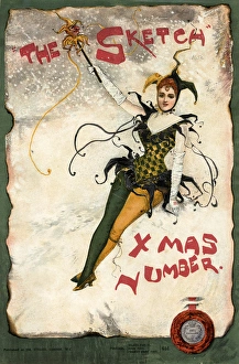 Jester in cap and bells