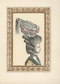 Woman in the Kiss bonnet, Bonnet au Becquot