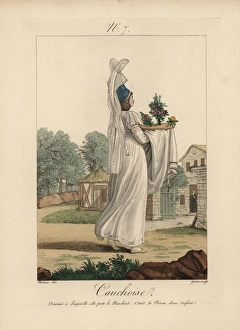 Alsation Gallery: Woman of Limpiville on the day of the Festival