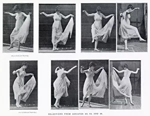 Motion Prints: Woman in a long dress turning, etc. first of two Date: 1887