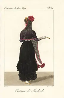 Woman of Madrid, Spain, 19th century
